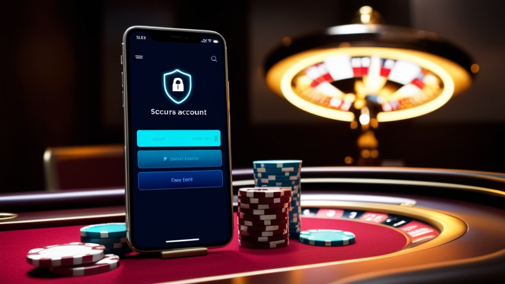 Topbet login screen on a smartphone in a casino-style setting